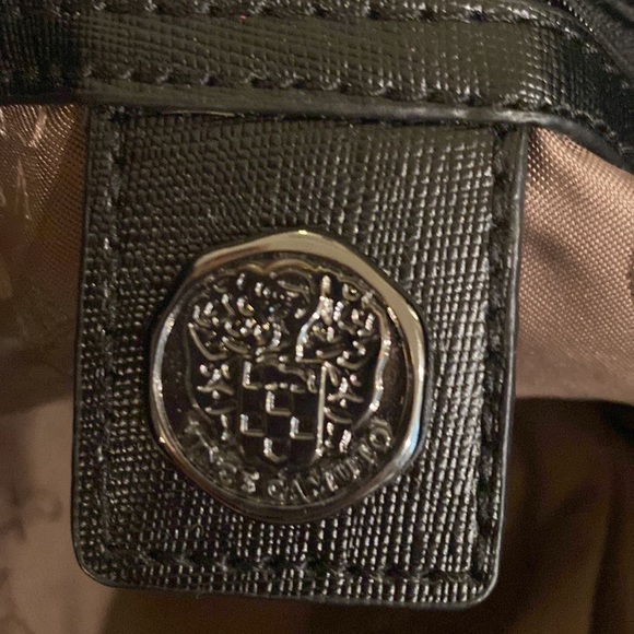 Like NEW! Vince Camuto Black Nylon satchel bag with cross body strap. - Picture 9 of 13